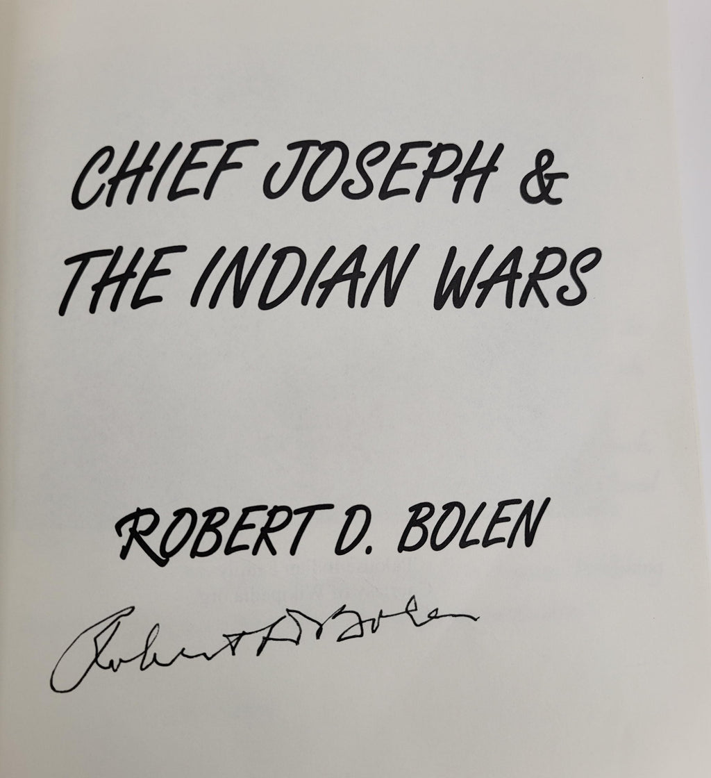 Chief Joseph and The Indian Wars Signed Book with Shadow of the Salmon DVD