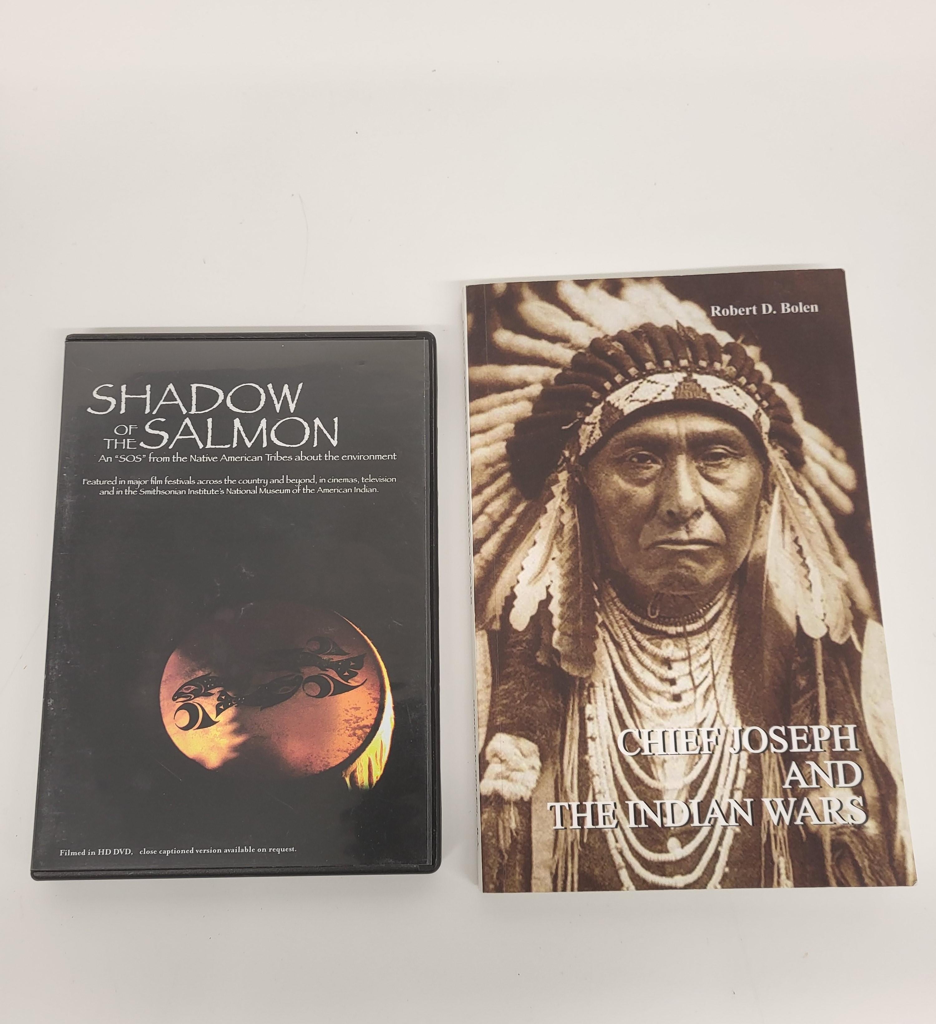 Chief Joseph and The Indian Wars Signed Book with Shadow of the Salmon DVD