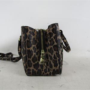 Steve Madden Leopard Print Satchel Crossbody Bag, 7.5 x 6 x 5