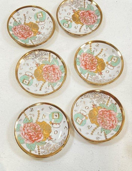 Teapot, Teacups & Saucers with Stand