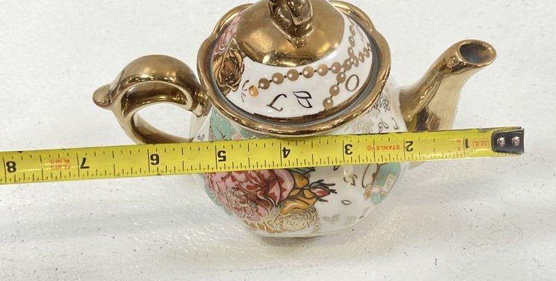 Teapot, Teacups & Saucers with Stand