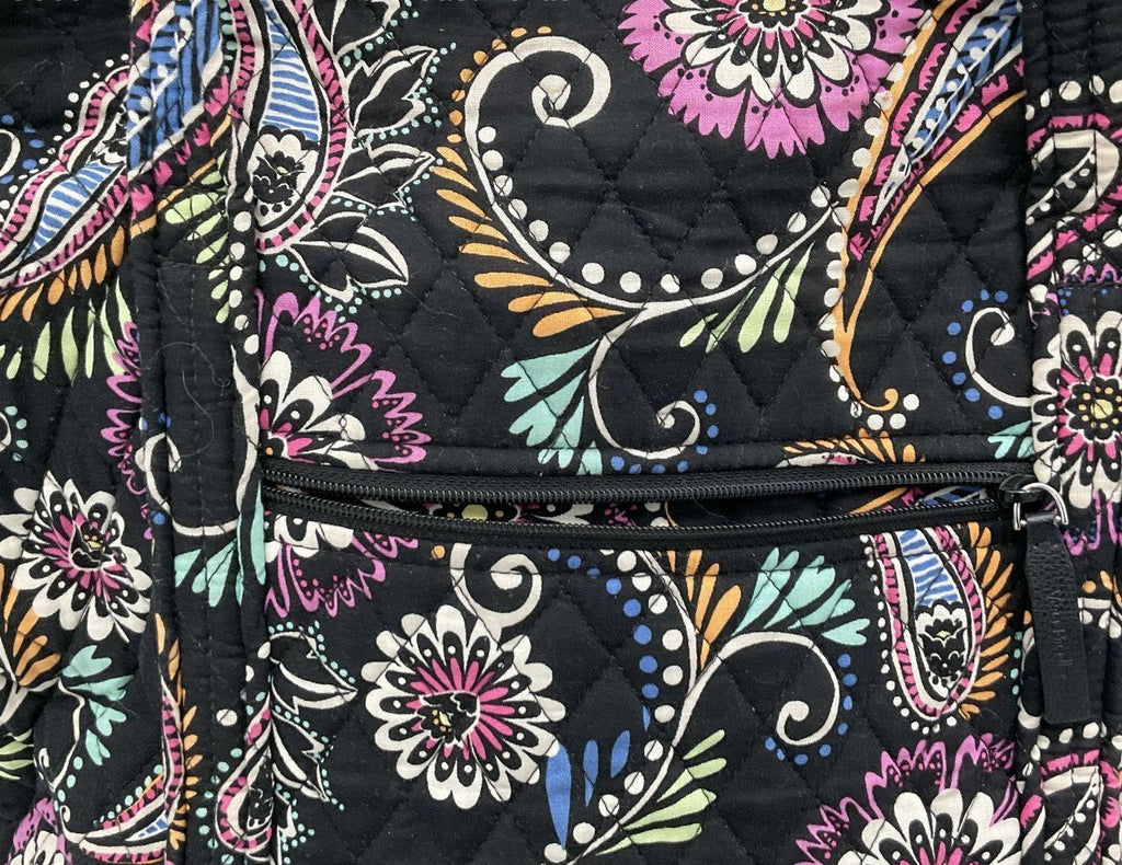 Vera Bradley Bandana Swirl Quilted Tote Bag with Matching Hanging Organizer | Travel Set