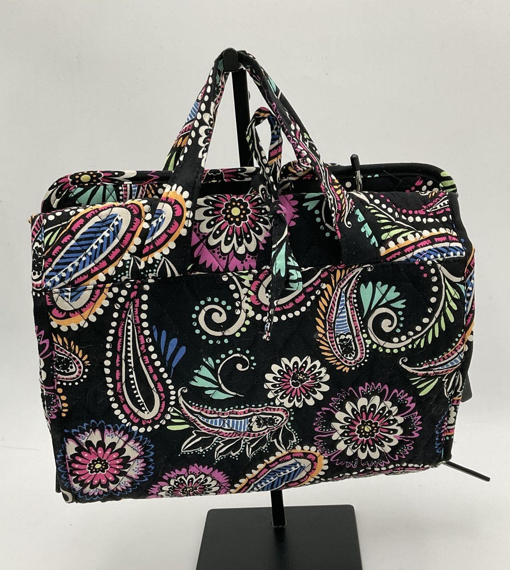 Vera Bradley Bandana Swirl Quilted Tote Bag with Matching Hanging Organizer | Travel Set