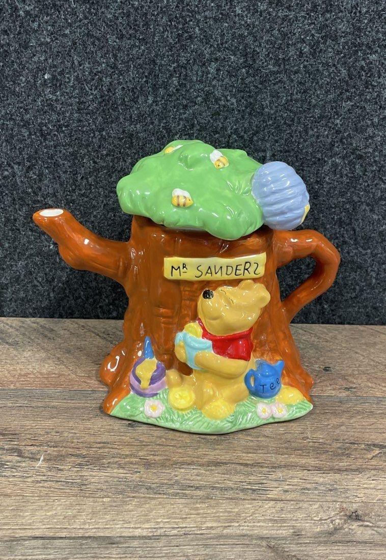 Disney Winnie the Pooh Houston Harvest Ceramic Mr. Sanders Tree House Teapot