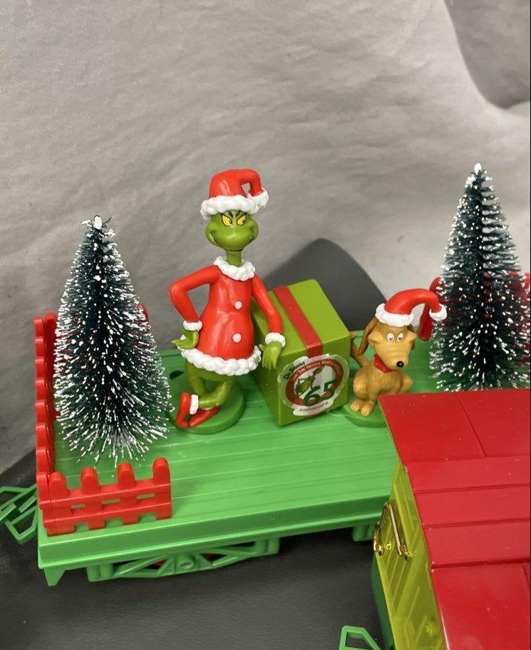 Dr. Seuss The Grinch Holiday Express Train Set, 65th Anniversary