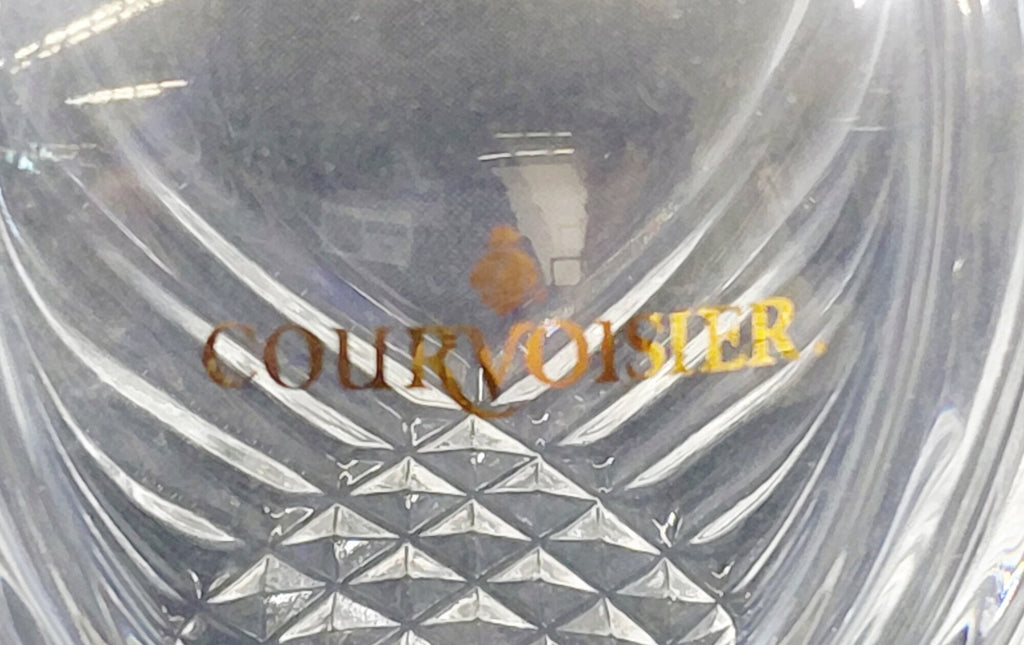 Courvoisier Cristal d'Arques France Lead Crystal Decanter Set