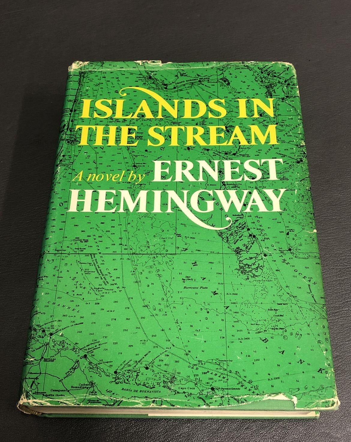 *(NEED TO ADD FIRST EDITION PAGE) Ernest Hemingway Islands in the Stream First Edition 1970 Scribner Hardcover Dust Jacket