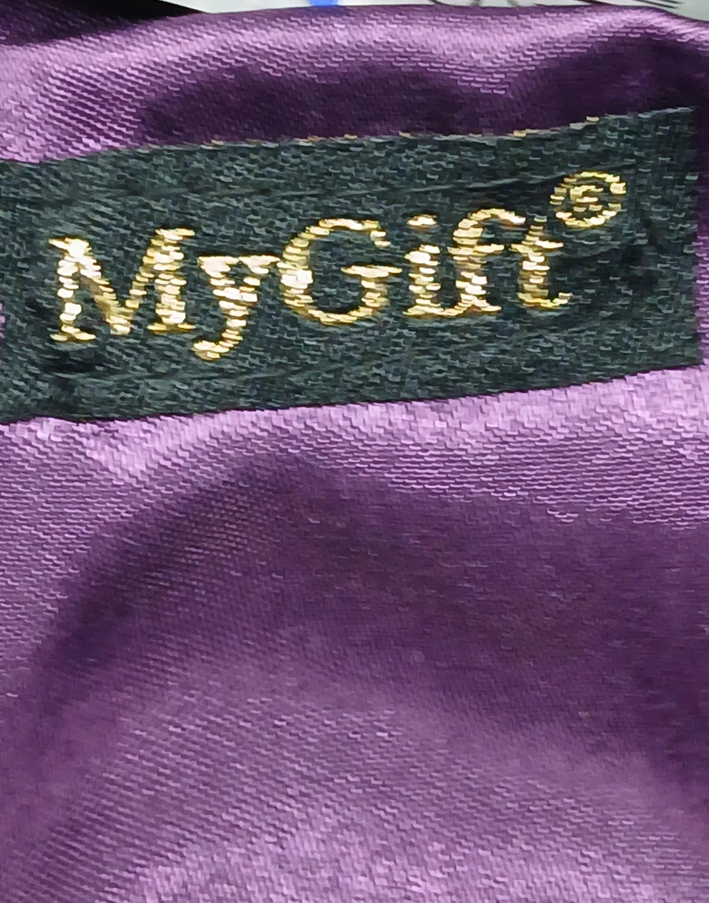 MyGift Purple Beaded Handbag with Metal Handle and Satin Lining