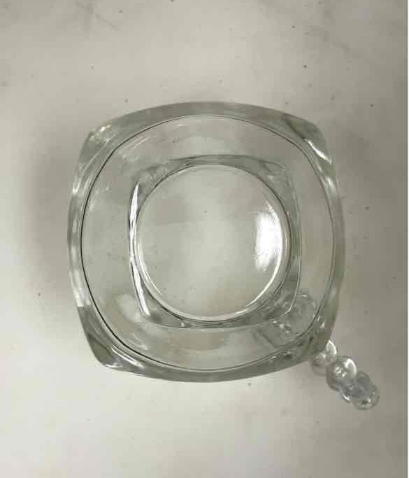 Orchard Crystal Party Set - 4 Glass Trays and 4 matching cups