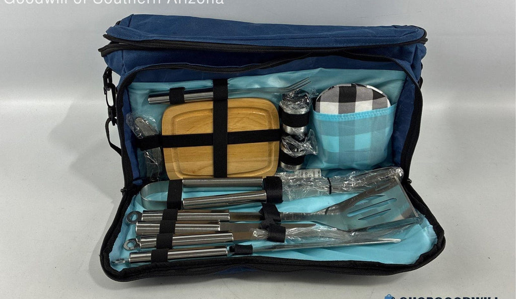 Romanticist Heavy Duty BBQ Grill Accessories Set with Cooler