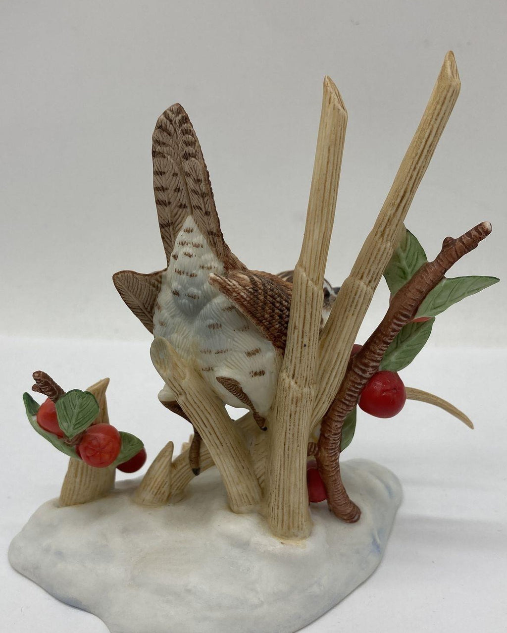 Vintage Lenox Marsh Wren Porcelain Figurine