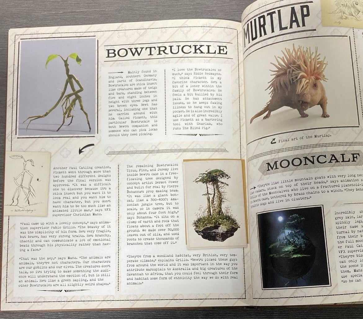 (SOLD) The Case of Beasts by Mark Salisbury | Designed by MinaLima | Fantastic Beasts Wizardry Archive Book 2016