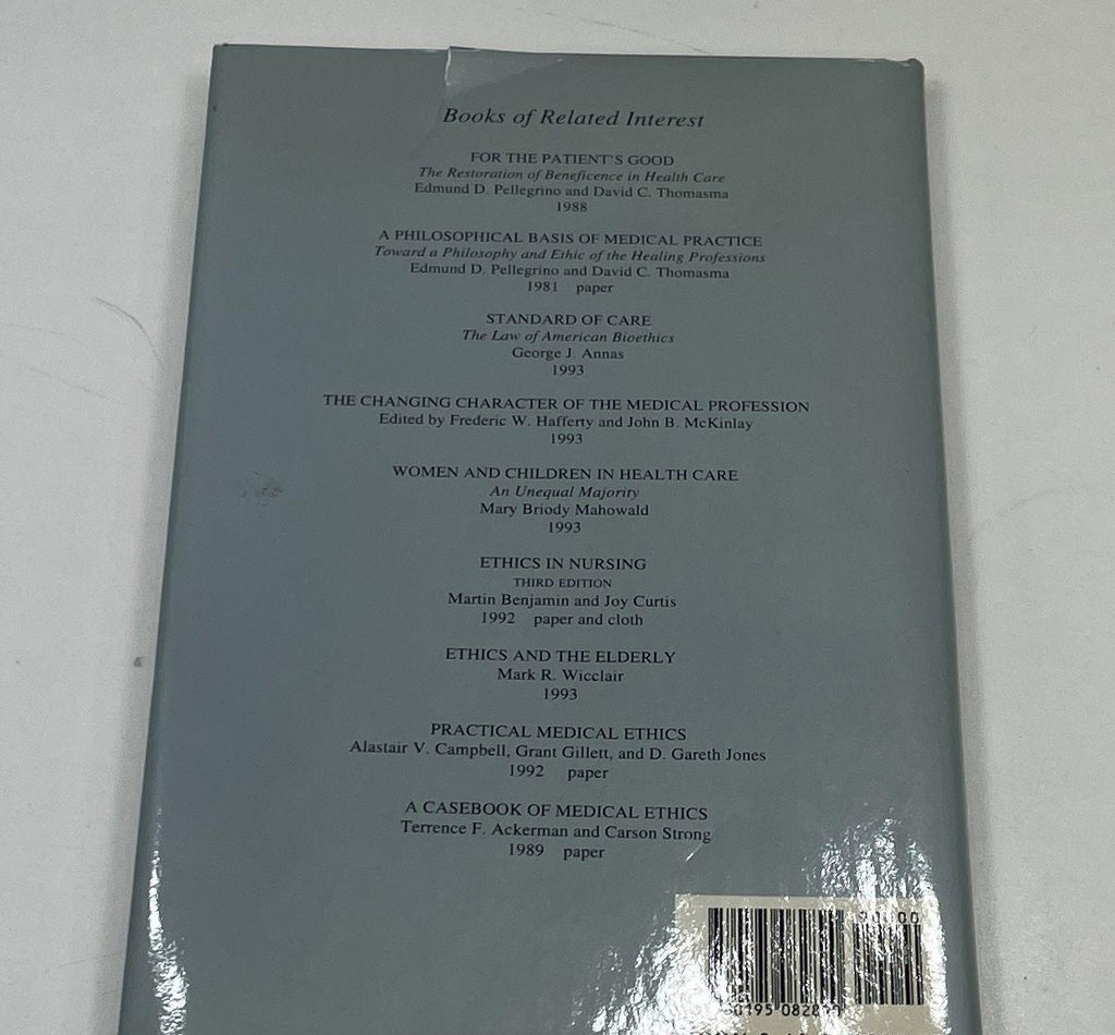 Signed The Virtues in Medical Practice by Pellegrino and Thomasma