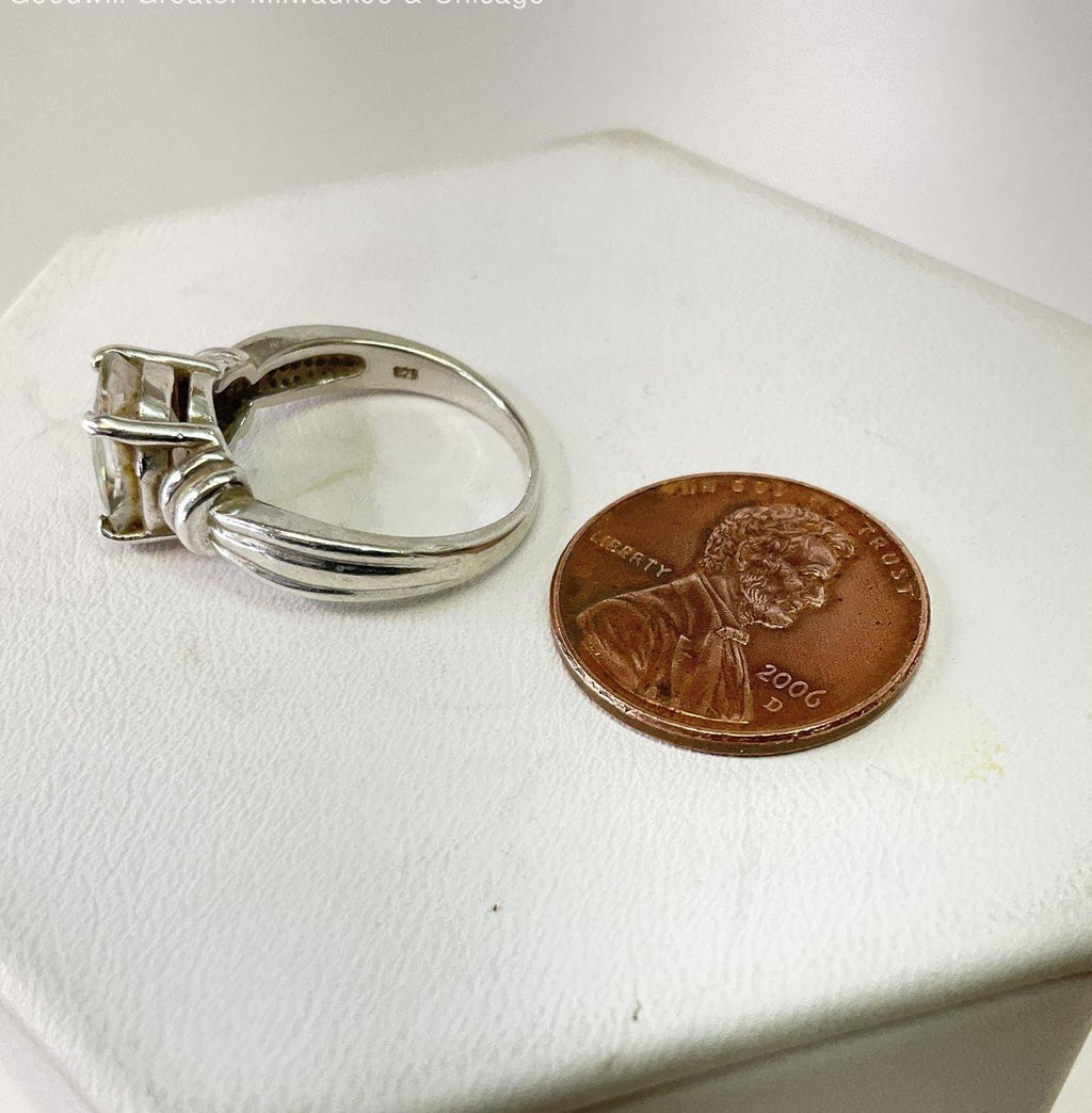 Artisan 925 Sterling Mystic Topaz Solitaire Ring 3.8g