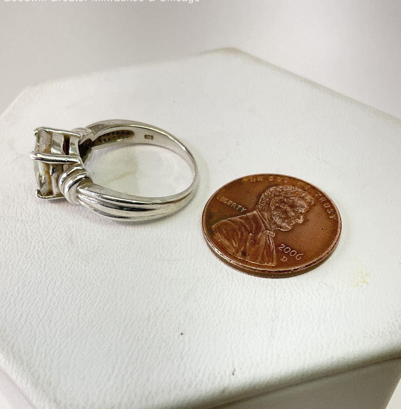 Artisan 925 Sterling Mystic Topaz Solitaire Ring 3.8g