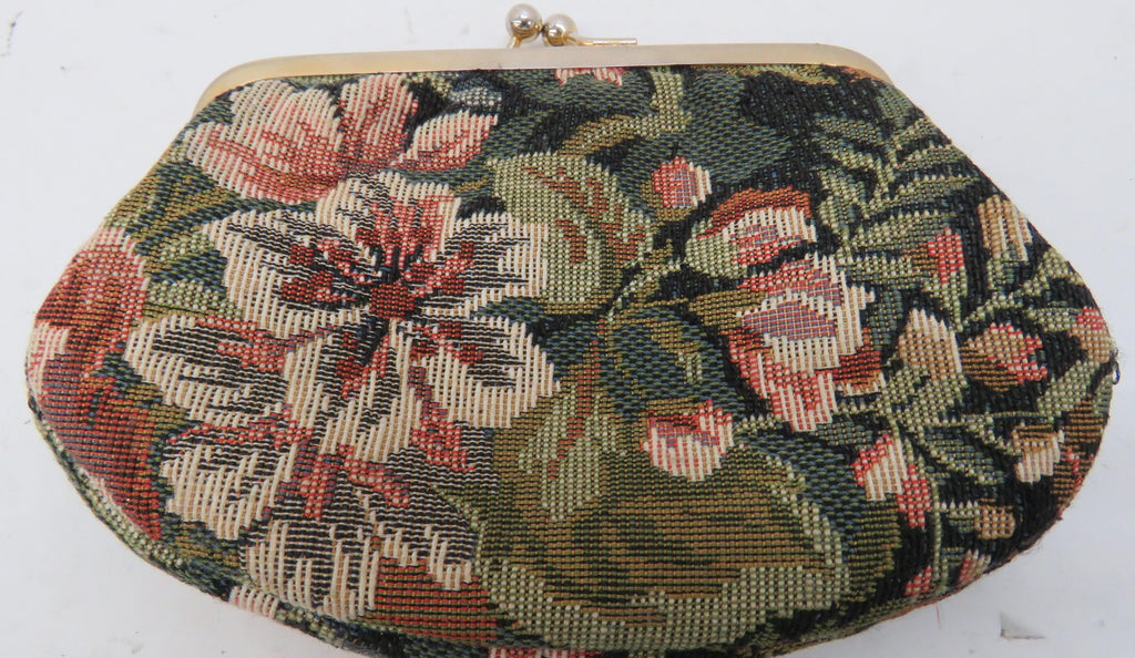 Gobelins Art Floral Design Coin Purse