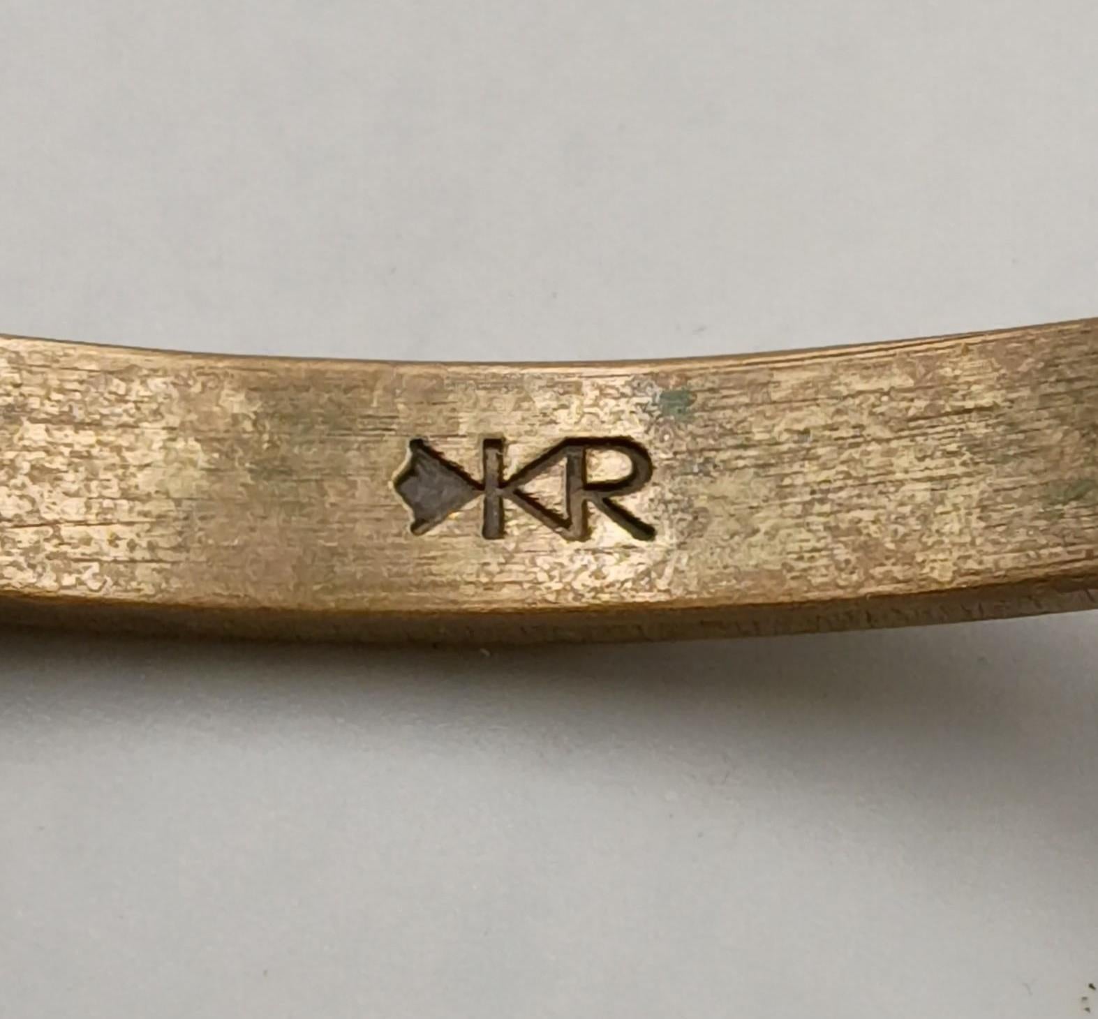Silpada KR Modern Maven Swarovski Crystal Bangle Bracelet