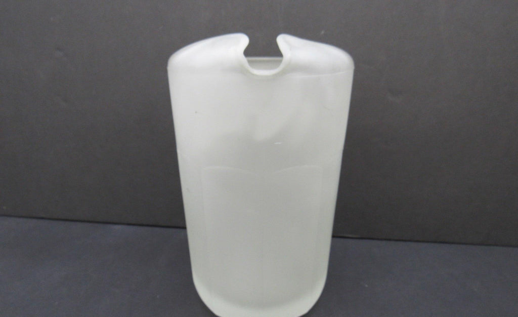 Vintage Tiara Indiana Glass Frosted Satin Paneled Patio Pitcher