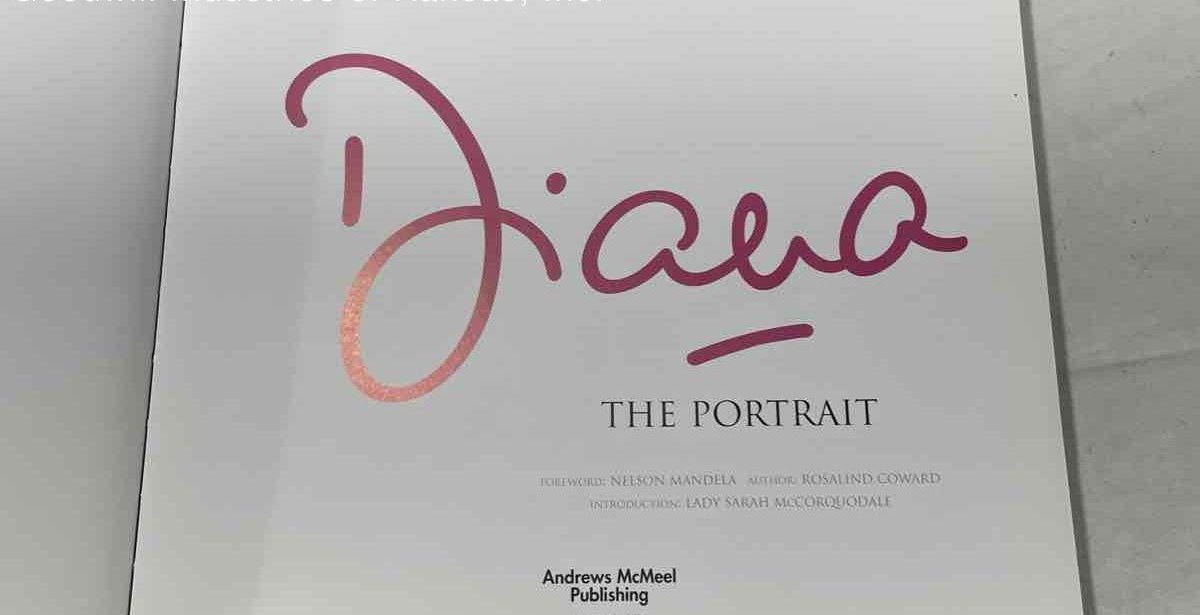 Diana: The Portrait by Rosalind Coward Hardcover Princess Diana Photography Book
