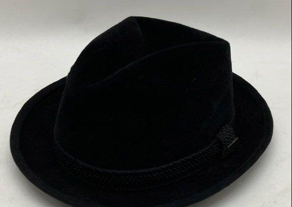 Men's Stetson Black Fedora Hat - Size 6x13x14