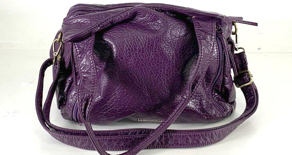 Montana West Purple Vegan Leather Satchel