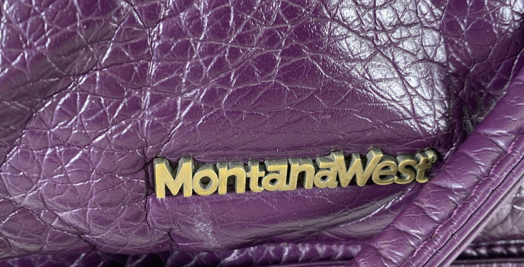 Montana West Purple Vegan Leather Satchel