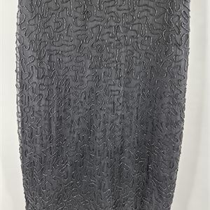 Stenay Vintage Silk Beaded Sequin Dress, Size 12