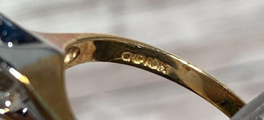 10K Yellow Gold CZ Solitaire Ring | Classic Engagement Style Size 7 Ring 2.4 Grams