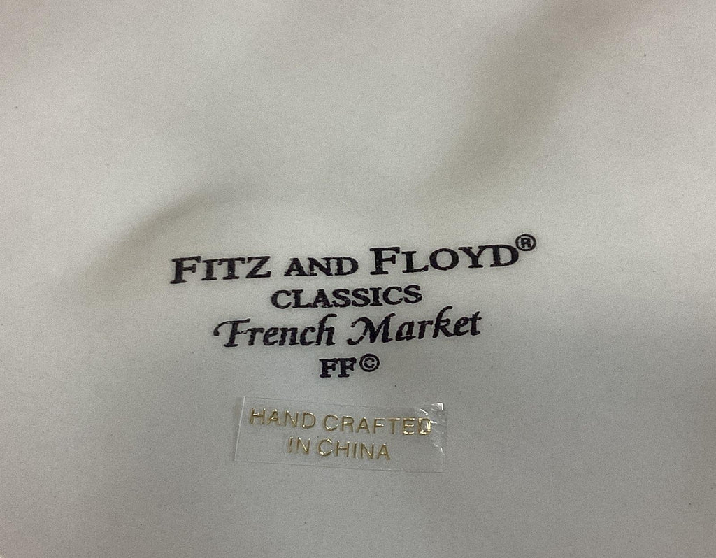 Fitz and Floyd French Market Pig Ceramic Covered Soup Tureen with Ladle and Original Box