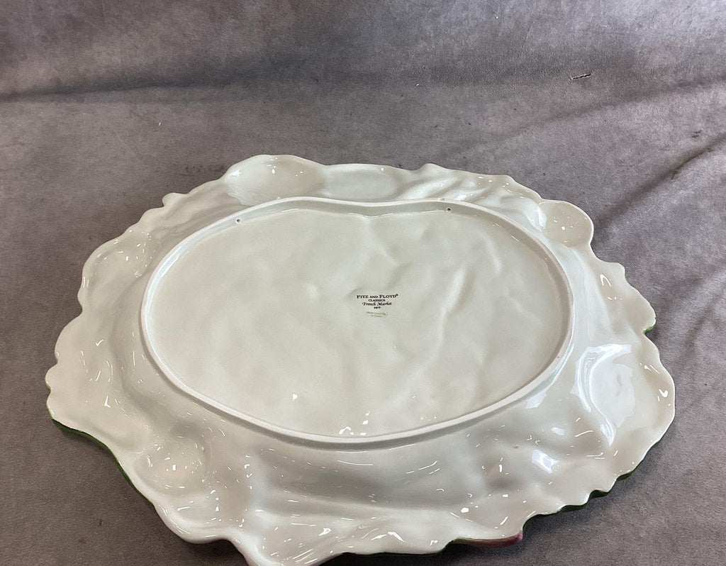 Fitz and Floyd French Market Pig Ceramic Covered Soup Tureen with Ladle and Original Box