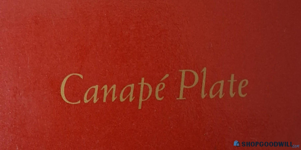 Fitz and Floyd Noel Classique Canape Plate