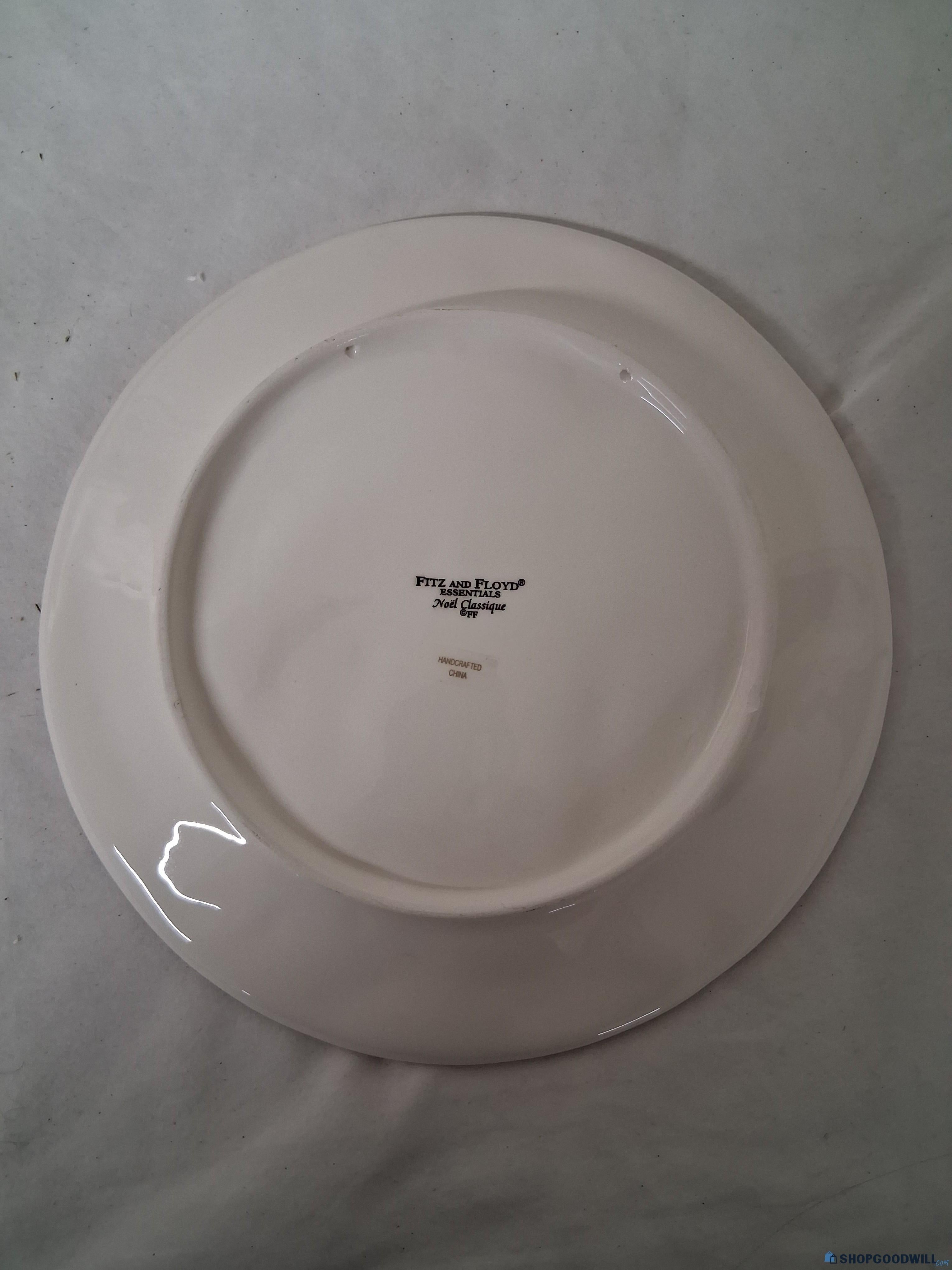 Fitz and Floyd Noel Classique Canape Plate