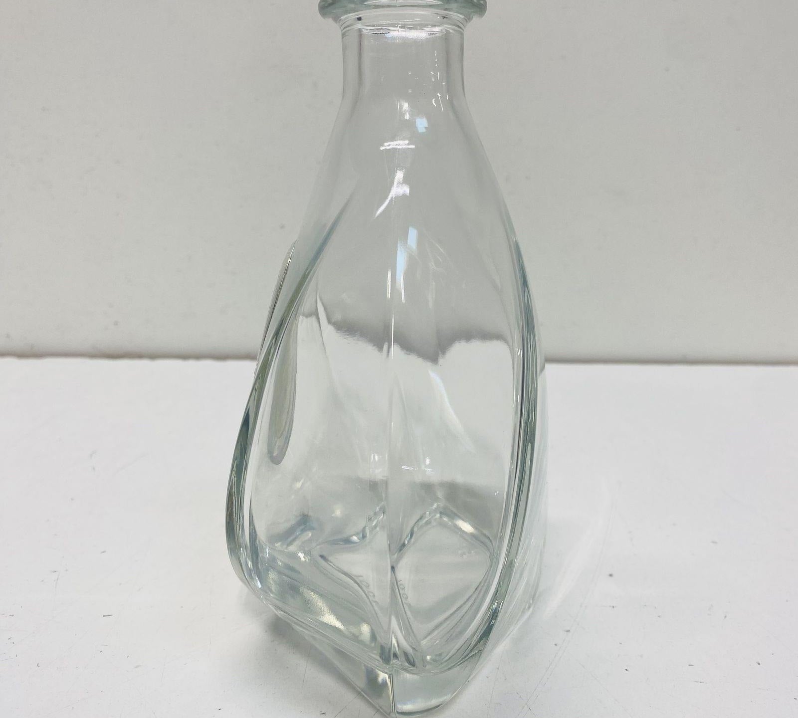 Vintage Hazorfim Buon Dia Glass Decanter and 6 Shot Glasses Gift Box Set