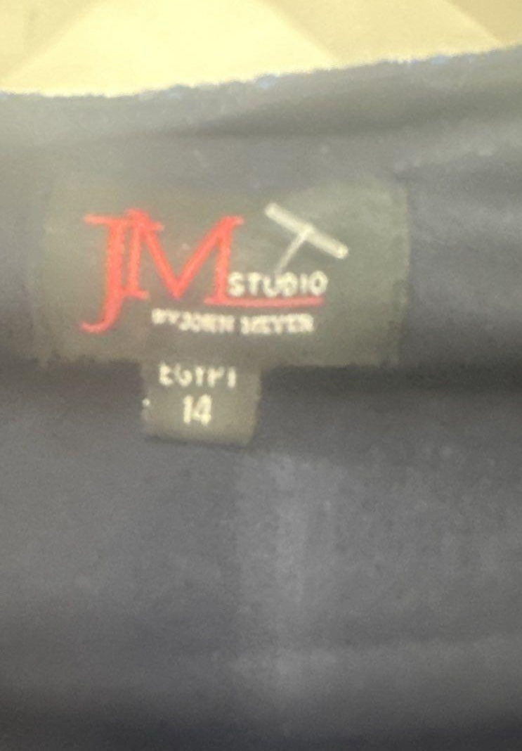 John Meyer Studio Blue Sequin Dress Size 14
