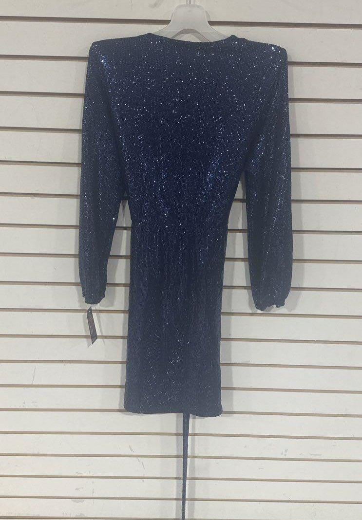 John Meyer Studio Blue Sequin Dress Size 14