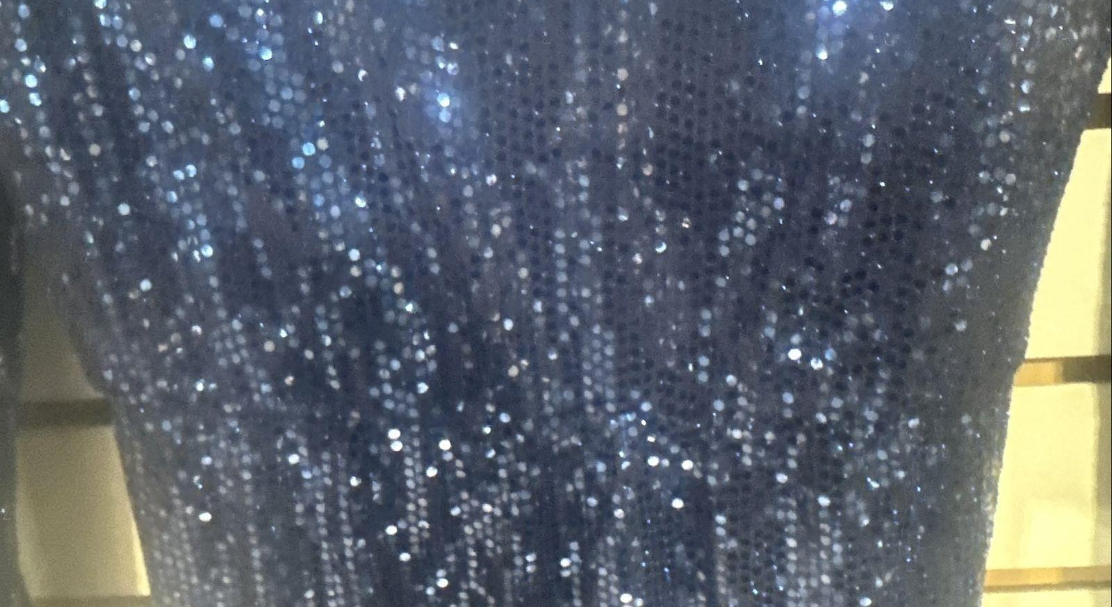 John Meyer Studio Blue Sequin Dress Size 14