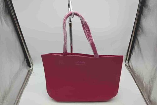 Christian Siriano Silhouette in Bloom Pink Tote Bag, Lightweight Floral Handle Shopper