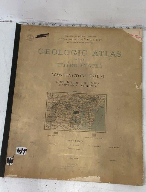 Geologic Atlas of the United States Massanutten and Luray Folio Softcover