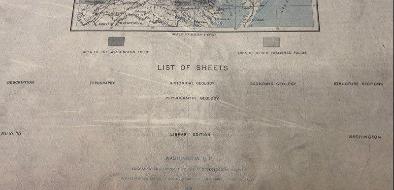 Geologic Atlas of the United States Massanutten and Luray Folio Softcover