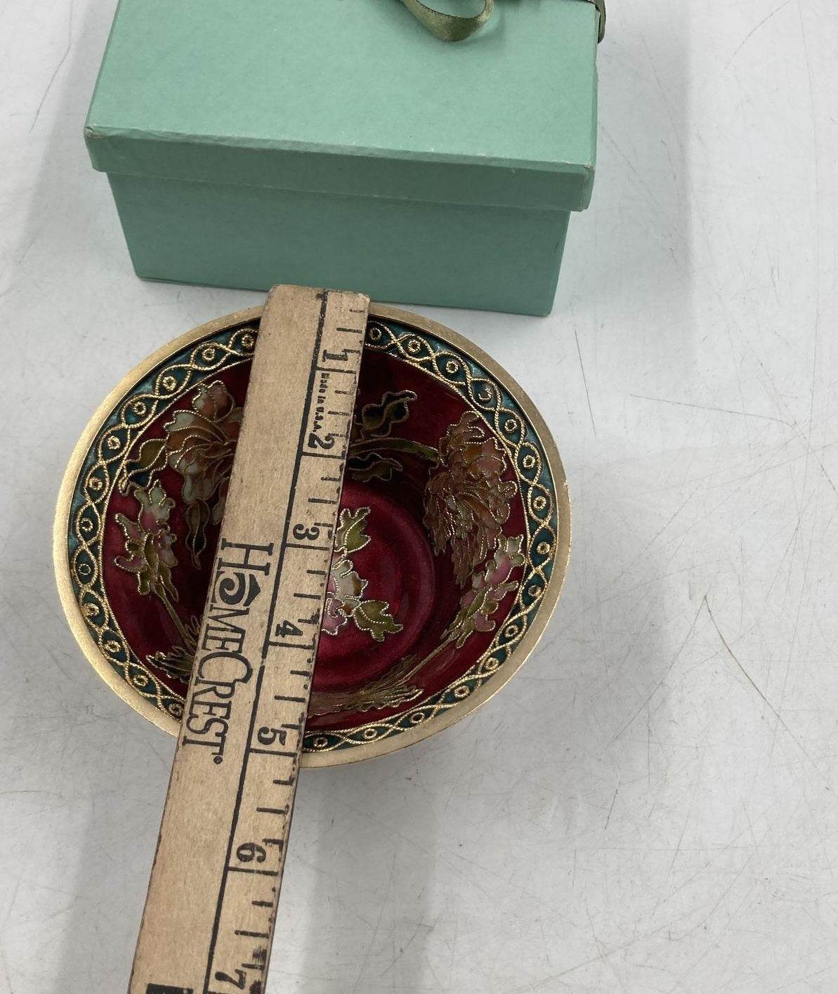 Antique Vintage Japanese Red Ornate Gold & Floral Design Bowl