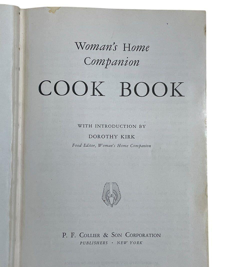 Vintage 1944 Hardcover Woman's Home Companion Cook Book