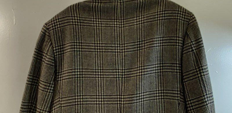 Vintage Brooks Brothers Men's Glen Plaid Tweed Sport Coat