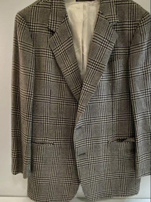 Vintage Brooks Brothers Men's Glen Plaid Tweed Sport Coat