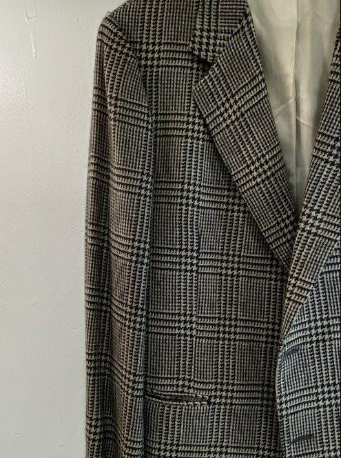 Vintage Brooks Brothers Men's Glen Plaid Tweed Sport Coat