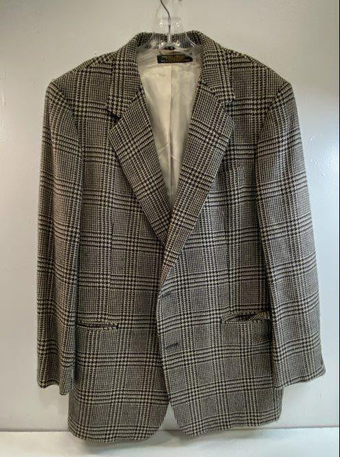 Vintage Brooks Brothers Men's Glen Plaid Tweed Sport Coat
