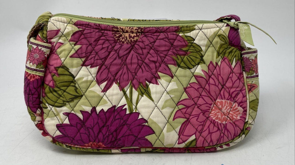 Vera Bradley Womens Multicolor Hello Dahlia Floral Print Quilted Shoulder Bag