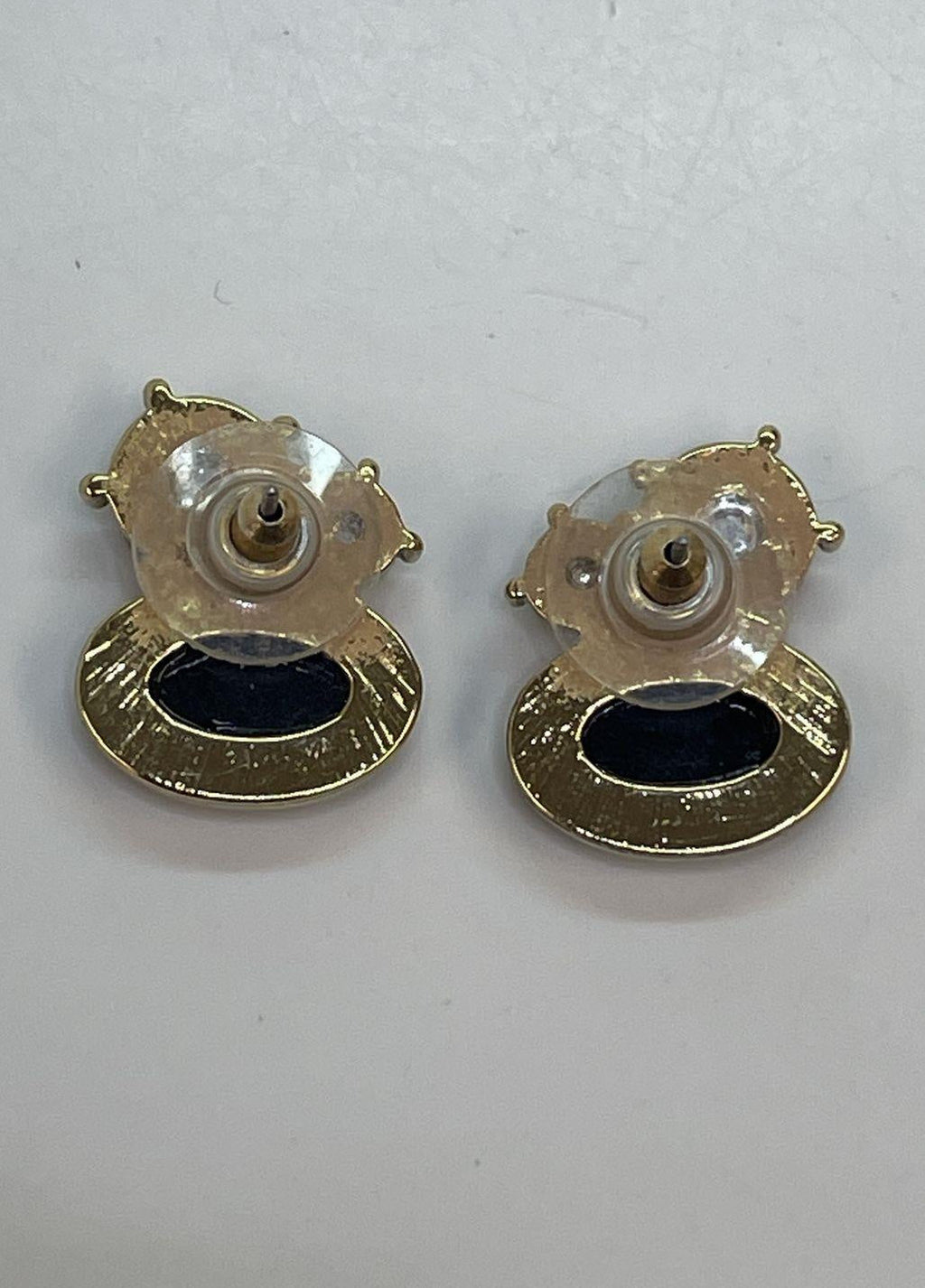 Lia Sophia Gold Tone Multi-Stone Cluster Stud Earrings 5.7g