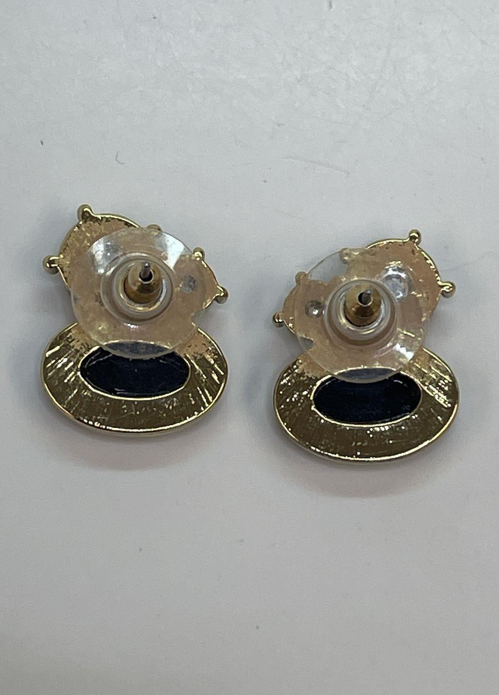 Lia Sophia Gold Tone Multi-Stone Cluster Stud Earrings 5.7g