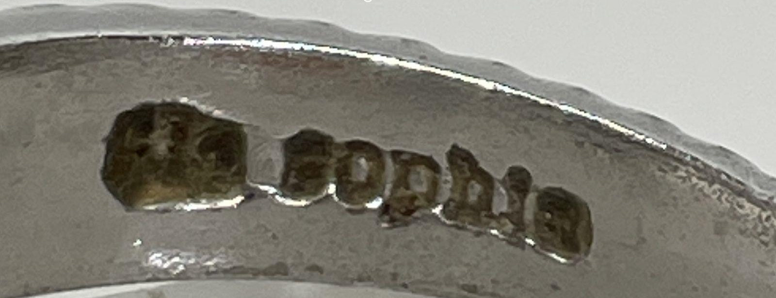 Lia Sophia Greek Isle Silver Tone Light Green Faceted Rhinestone Ring 6.0g