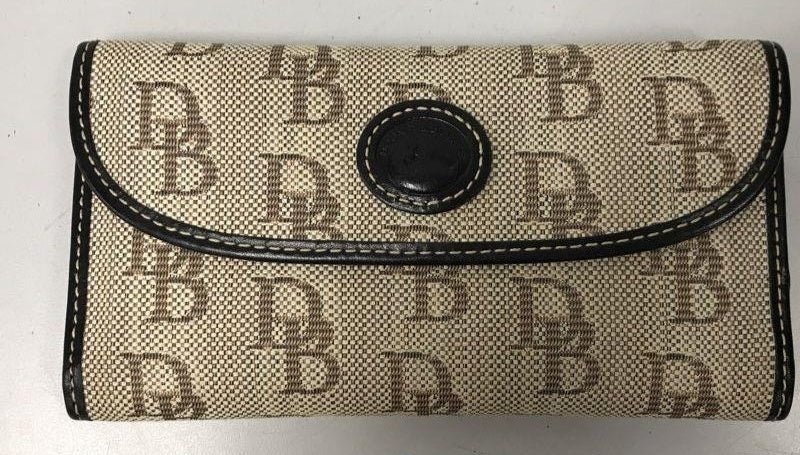 Dooney and Bourke Women's Beige Monogram Wallet